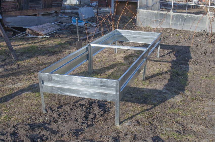 Грядка тыковка 2000х900 (Цинк) купить в Новосибирске - АПК Металл Профи