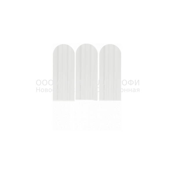 Металлический штакетник Премиум   -  9003 Белый полиэстер купить в Новосибирске - АПК Металл Профи
