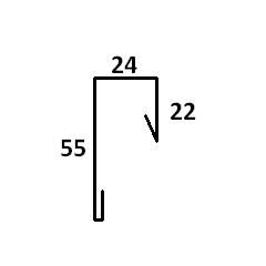 Наличник ограждения 24 купить в Новосибирске - АПК Металл Профи
