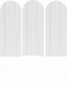 Металлический штакетник Экстра   -  9003 Белый полиэстер купить в Новосибирске - АПК Металл Профи