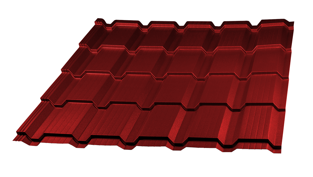 Каскад - 0,45мм - Полиэстер купить в Новосибирске - АПК Металл Профи