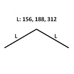 Конек оцинкованный  208 х 208мм купить в Новосибирске - АПК Металл Профи