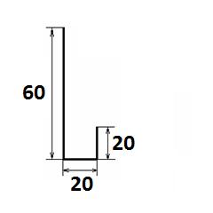 Рейка завершающая купить в Новосибирске - АПК Металл Профи