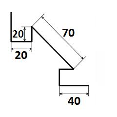 Внутренний угол купить в Новосибирске - АПК Металл Профи