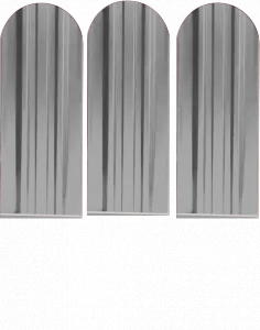 Металлический штакетник Экстра   -  7004 Серый полиэстер купить в Новосибирске - АПК Металл Профи