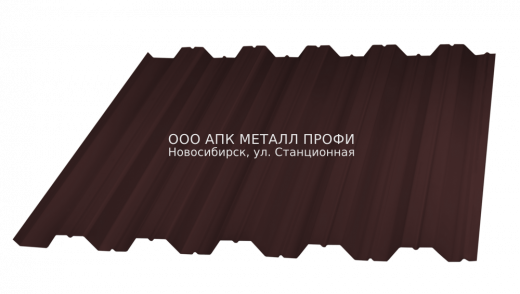 Профлист НС35 окрашенный Текстурированный / Бархат купить в Новосибирске - АПК Металл Профи