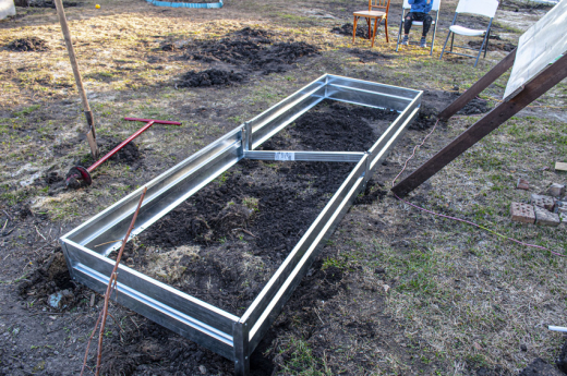 Грядка тыковка 1500х900 (Цинк) купить в Новосибирске - АПК Металл Профи