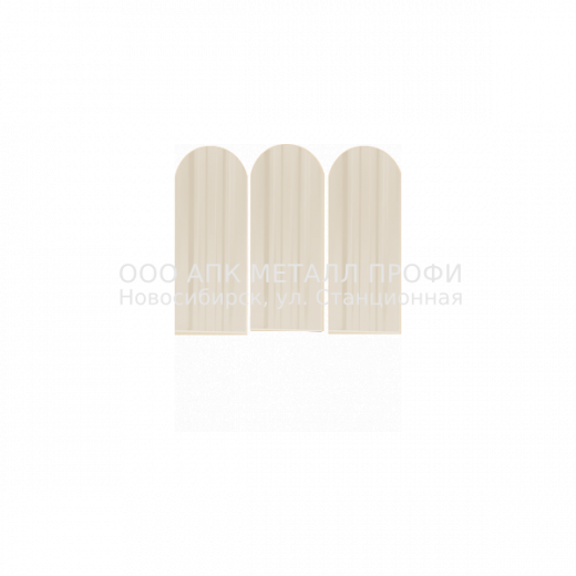 Металлический штакетник Премиум   -  1015 Бежевый полиэстер купить в Новосибирске - АПК Металл Профи
